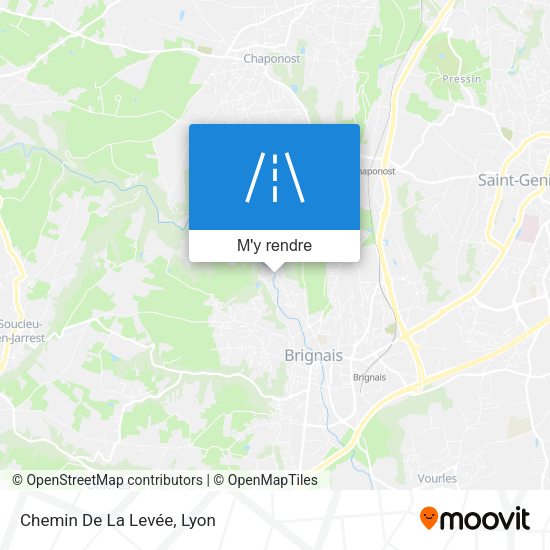 Chemin De La Levée plan