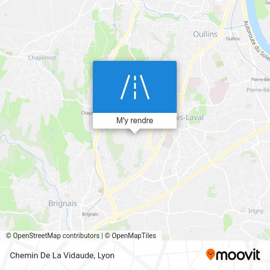 Chemin De La Vidaude plan