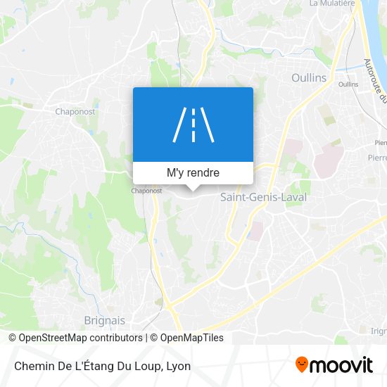 Chemin De L'Étang Du Loup plan