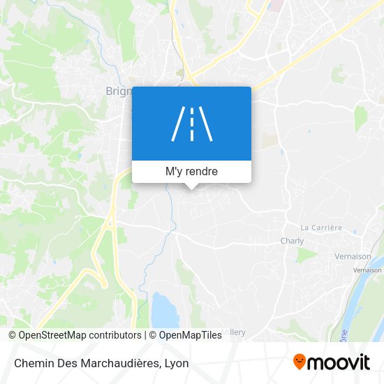 Chemin Des Marchaudières plan