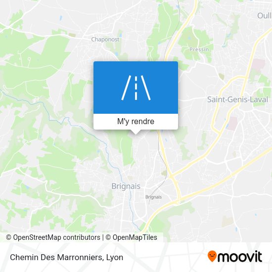 Chemin Des Marronniers plan