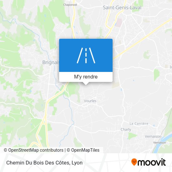 Chemin Du Bois Des Côtes plan