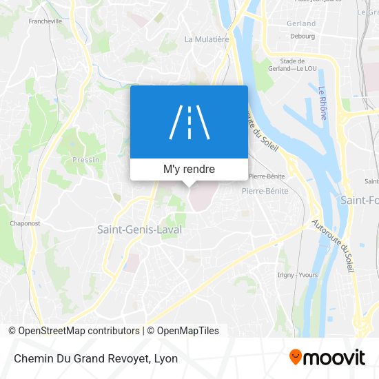 Chemin Du Grand Revoyet plan