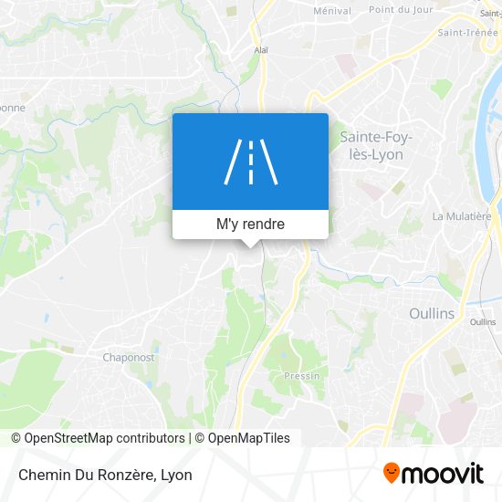Chemin Du Ronzère plan