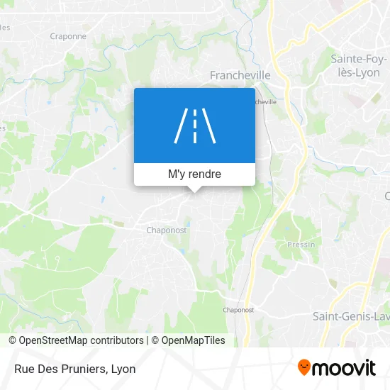 Rue Des Pruniers plan