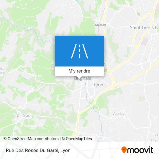 Rue Des Roses Du Garel plan