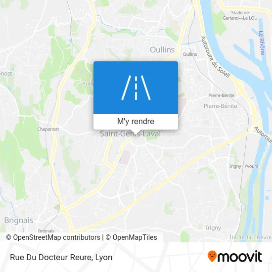 Rue Du Docteur Reure plan