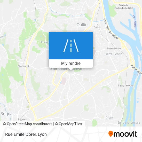 Rue Emile Dorel plan