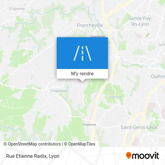 Rue Etienne Radix plan