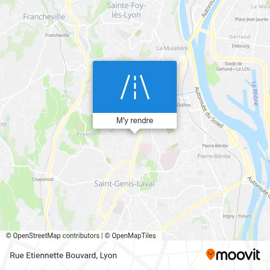 Rue Etiennette Bouvard plan