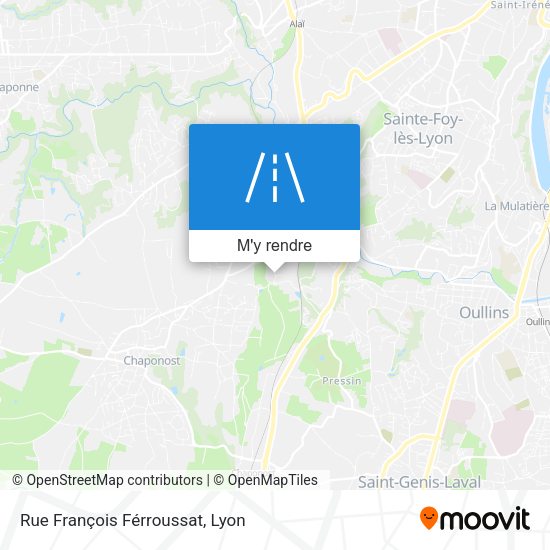 Rue François Férroussat plan