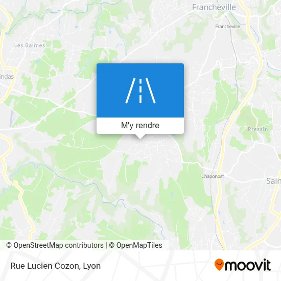 Rue Lucien Cozon plan