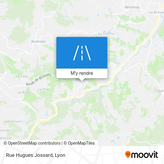 Rue Hugues Jossard plan