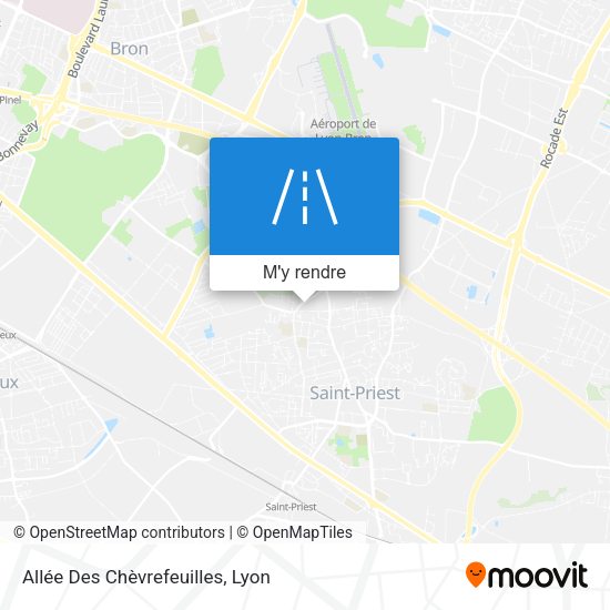 Allée Des Chèvrefeuilles plan