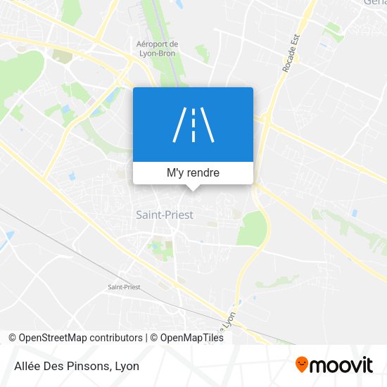 Allée Des Pinsons plan