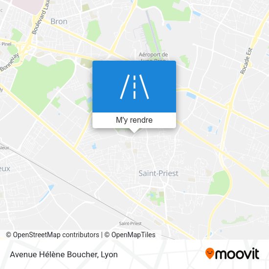 Avenue Hélène Boucher plan