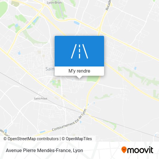 Avenue Pierre Mendès-France plan