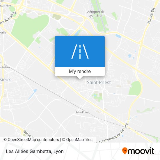 Les Allées Gambetta plan