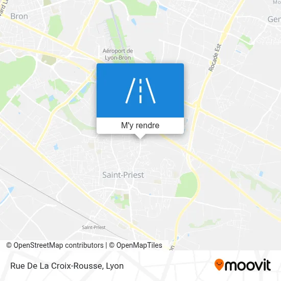 Rue De La Croix-Rousse plan