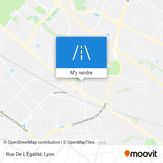 Rue De L'Égalité plan