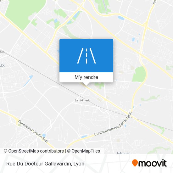 Rue Du Docteur Gallavardin plan