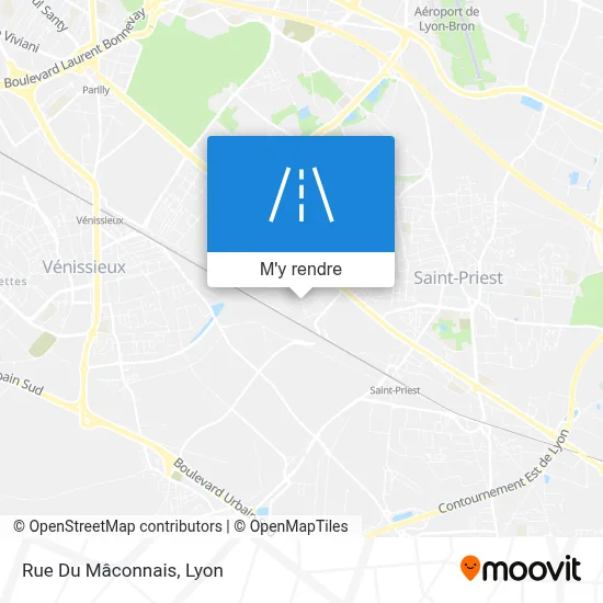 Rue Du Mâconnais plan