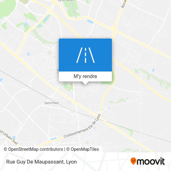 Rue Guy De Maupassant plan