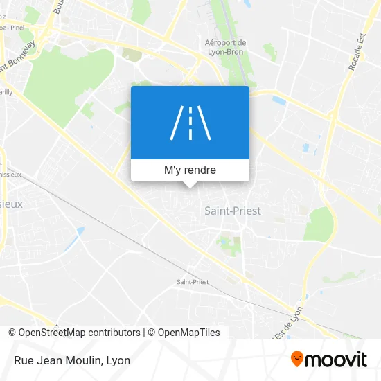 Rue Jean Moulin plan