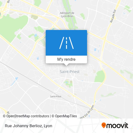 Rue Johanny Berlioz plan