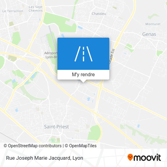 Rue Joseph Marie Jacquard plan
