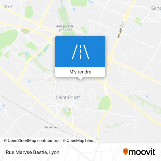 Rue Maryse Bastié plan