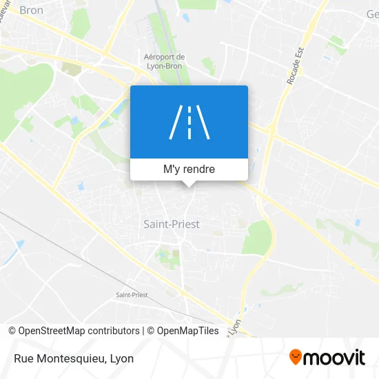 Rue Montesquieu plan