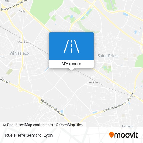 Rue Pierre Semard plan