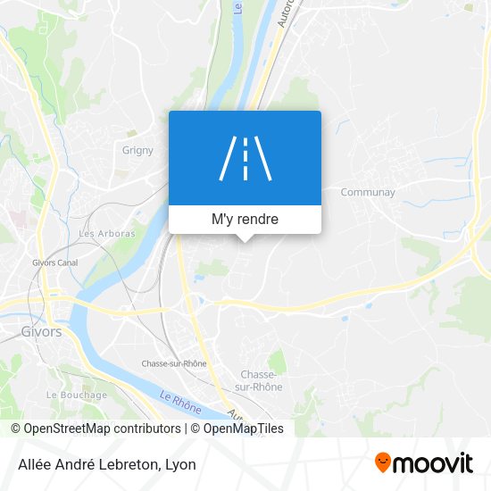 Allée André Lebreton plan