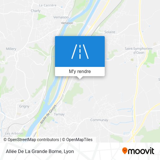 Allée De La Grande Borne plan