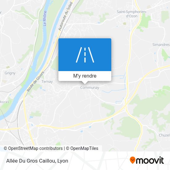 Allée Du Gros Caillou plan