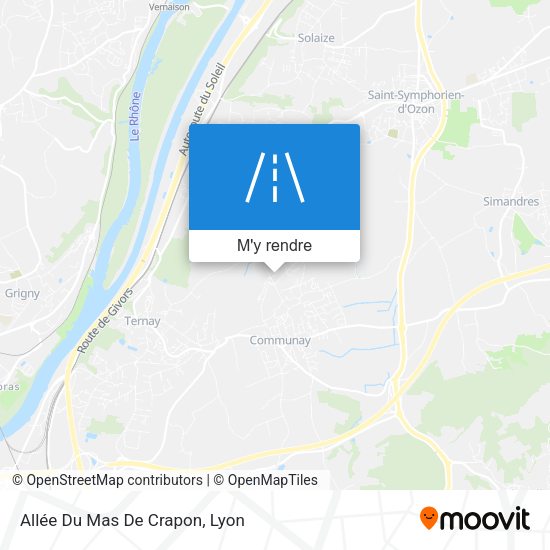 Allée Du Mas De Crapon plan