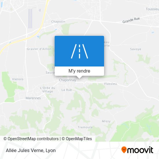 Allée Jules Verne plan