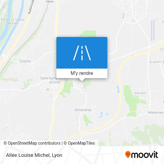 Allée Louise Michel plan