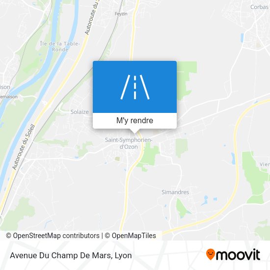 Avenue Du Champ De Mars plan