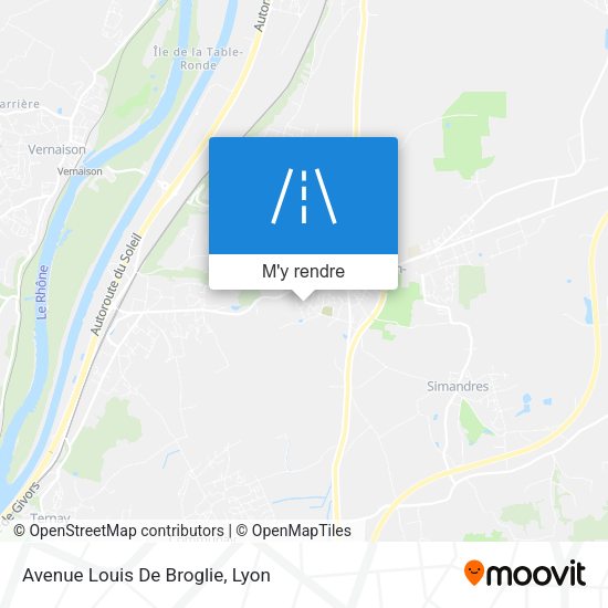 Avenue Louis De Broglie plan