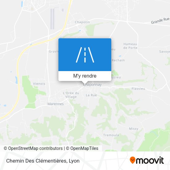 Chemin Des Clémentières plan