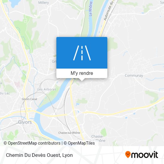 Chemin Du Devès Ouest plan