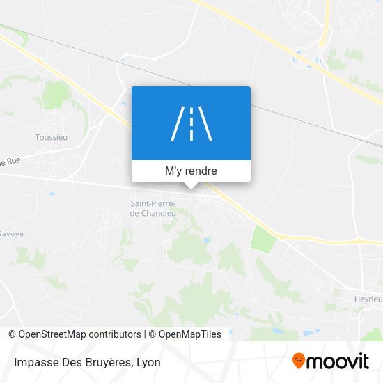 Impasse Des Bruyères plan