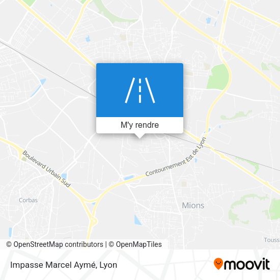 Impasse Marcel Aymé plan