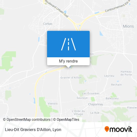 Lieu-Dit Graviers D'Aillon plan