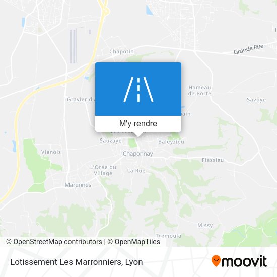Lotissement Les Marronniers plan