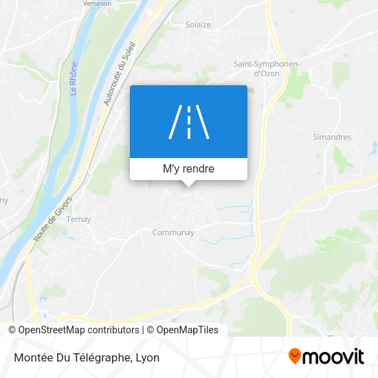 Montée Du Télégraphe plan