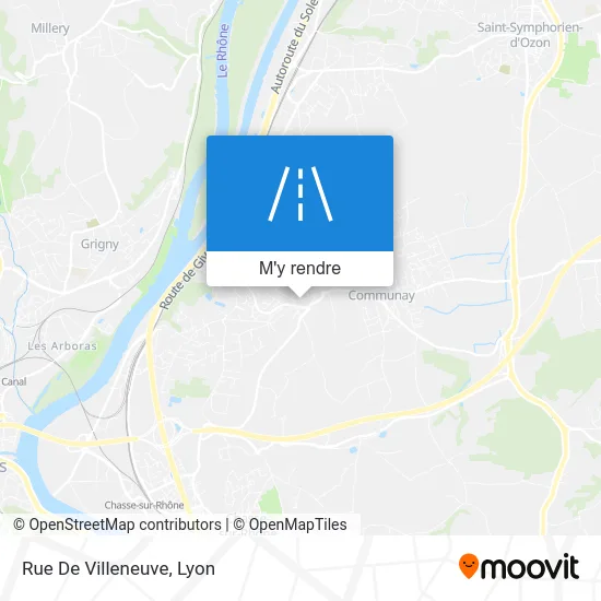 Rue De Villeneuve plan