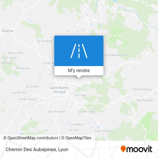 Chemin Des Aubépines plan